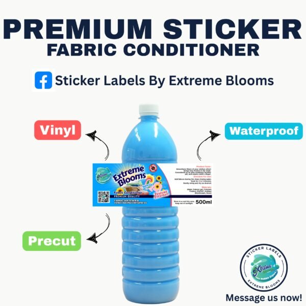 PREMIUM STICKER LABEL FABRIC CONDITIONER BY EXTREME BLOOMS - Image 3