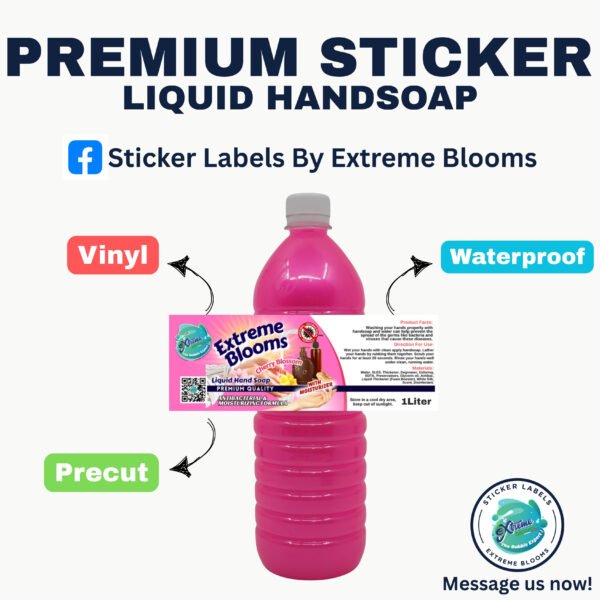 PREMIUM STICKER LIQUID HANDSOAP BY EXTREME BLOOMS - Image 3