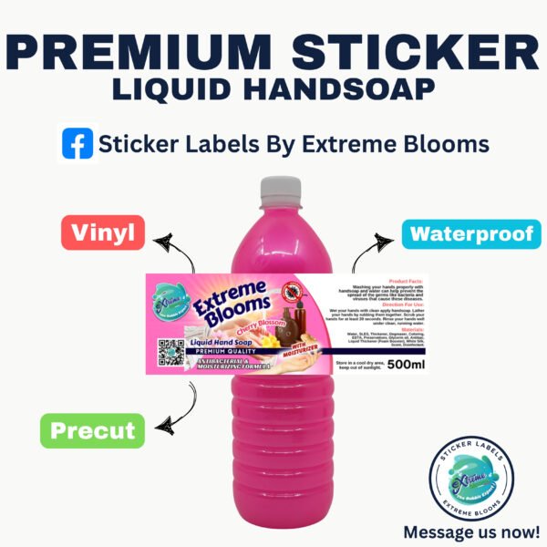 PREMIUM STICKER LIQUID HANDSOAP BY EXTREME BLOOMS - Image 4