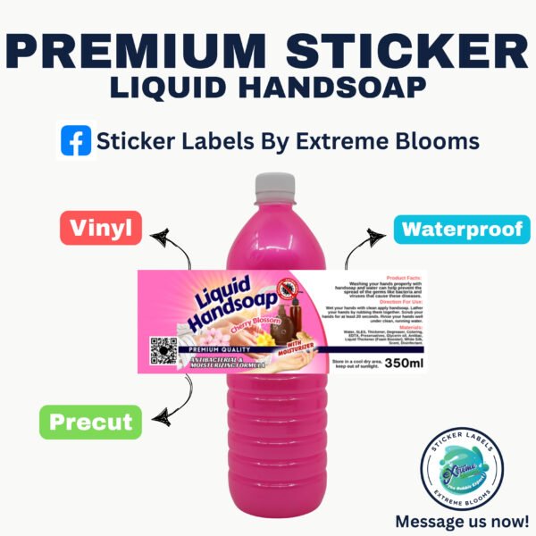 PREMIUM STICKER LIQUID HANDSOAP BY EXTREME BLOOMS - Image 5